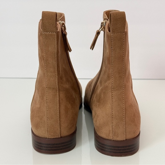 H&M Tan Suede Ankle Boots Size 8 - Picture 6 of 10